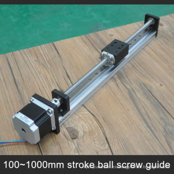 Diapositiva lineal motorizada con longitud de movimiento correcta de 500 mm de longitud para cortar